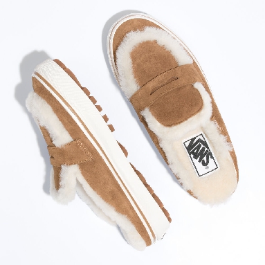 Vans Style 53 Cozy Mule DX Mens Womens - SHEARLING CHIPMUNK VN0005U3GWT Shoes