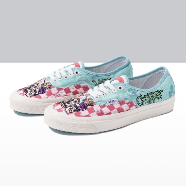 Vans x One Piece Authentic 44 DX Mens Womens - ONE PIECE MULTI/WHITE VN0005U8JBW Shoes