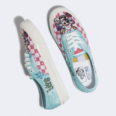 Vans x One Piece Authentic 44 DX Mens Womens - ONE PIECE MULTI/WHITE VN0005U8JBW Shoes