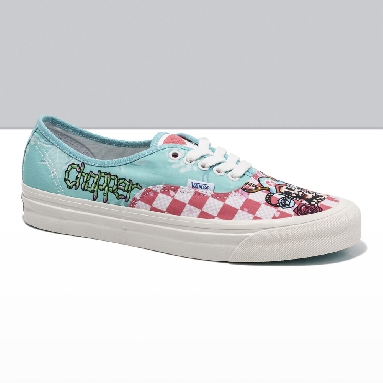 Vans x One Piece Authentic 44 DX Mens Womens - ONE PIECE MULTI/WHITE VN0005U8JBW Shoes