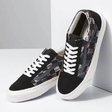 Vans Anaheim Factory Old Skool 36 DX Mens Womens - BRICOLAGE CHECK MULTI CHECK VN0A4BVQJ4E Shoes