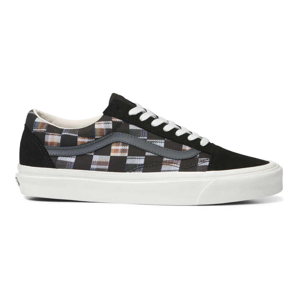 Vans Anaheim Factory Old Skool 36 DX Mens Womens - BRICOLAGE CHECK MULTI CHECK VN0A4BVQJ4E Shoes