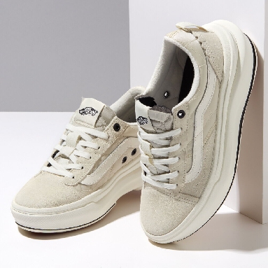 Vans Cozy Camper Old Skool Overt Plus ComfyCush Mens Womens - COZY CAMPER Bone White VN0A4BVLBWQ Shoes