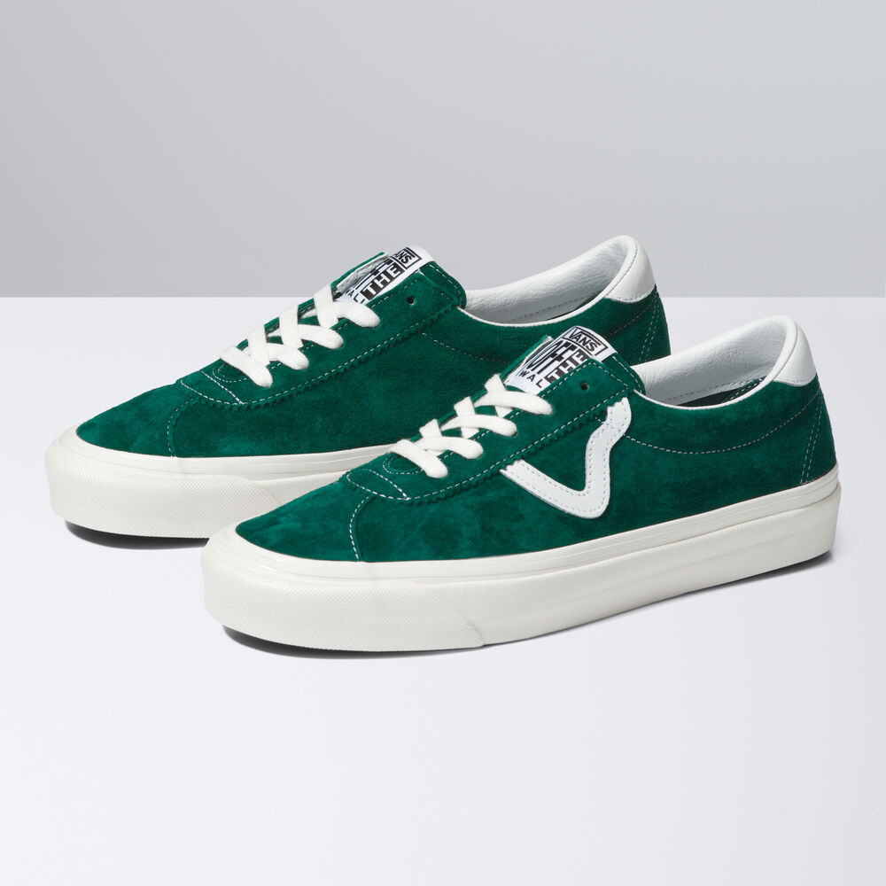 Vans Jungle Clash Style 73 DX Mens Womens - PIG SUEDE DARK GREEN VN0A7Q5ADRK Shoes