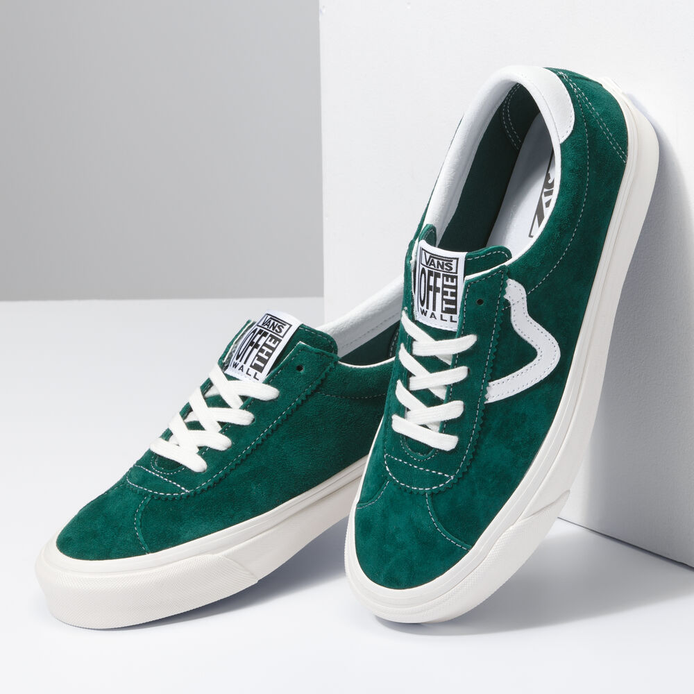 Vans Jungle Clash Style 73 DX Mens Womens - PIG SUEDE DARK GREEN VN0A7Q5ADRK Shoes