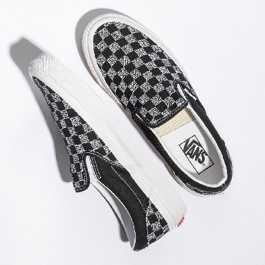 Vans Classic Slip-On 98 DX Mens Womens - BLACK CHECKER VN0A7Q58BLK Shoes