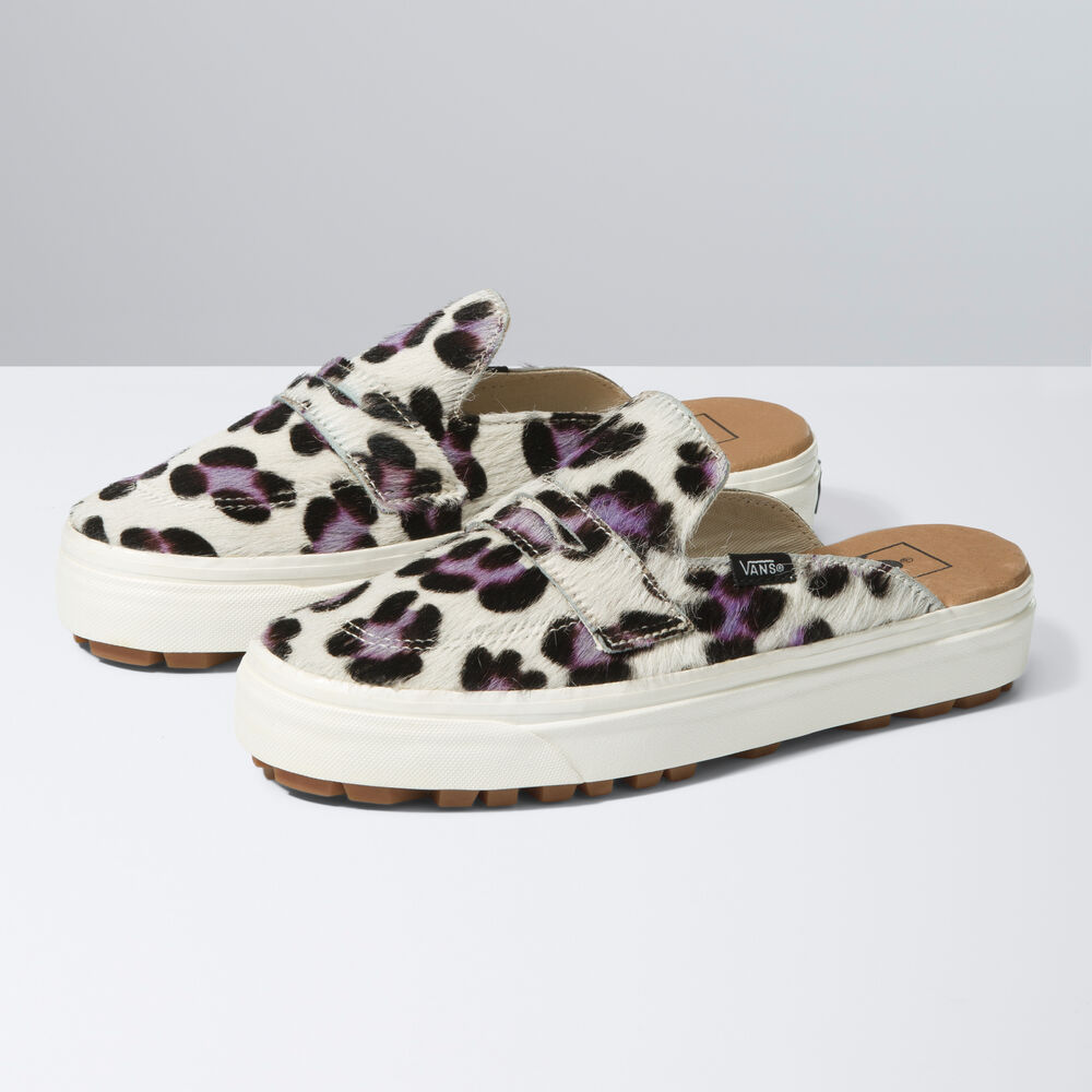 Vans Style 53 Mule DX Mens Womens - WHITE/LEOPARD VN0A4BVXCX0 Shoes