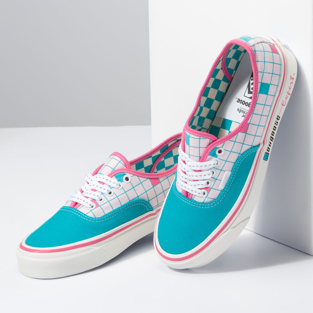 Vans Anaheim Factory Authentic 44 DX Mens Womens - OUR LEGENDS MONGOOSE TURQUOISE/PINK VN0A7Q5CFZP Shoes