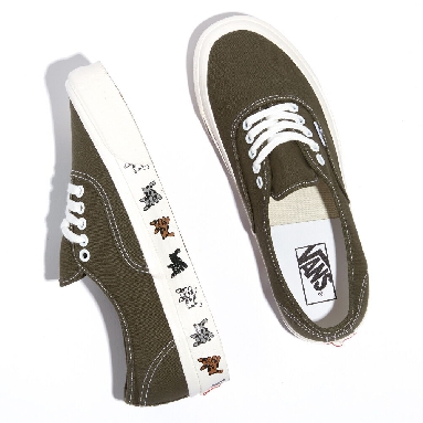 Vans Anaheim Factory Authentic 44 DX Mens Womens - ANAHEIM FACTORY VANS BEST FRIEND OLIVE VN0A5KX4OLV Shoes