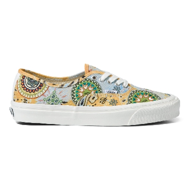 Vans Anaheim Factory Authentic 44 DX Mens Womens - ANAHEIM FACTORY MIXED MOSAIC Gold VN0A7Q5CGLD Shoes