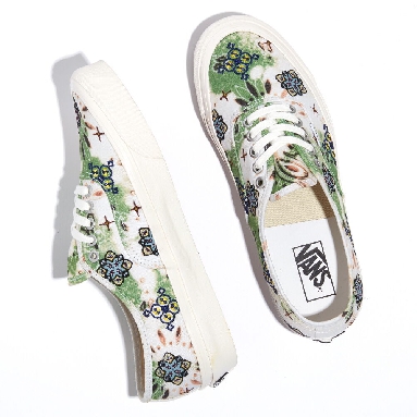 Vans Anaheim Factory Authentic 44 DX Mens Womens - ANAHEIM FACTORY MIXED MOSAIC LIGHT GREEN VN0A7Q5CBHF Shoes