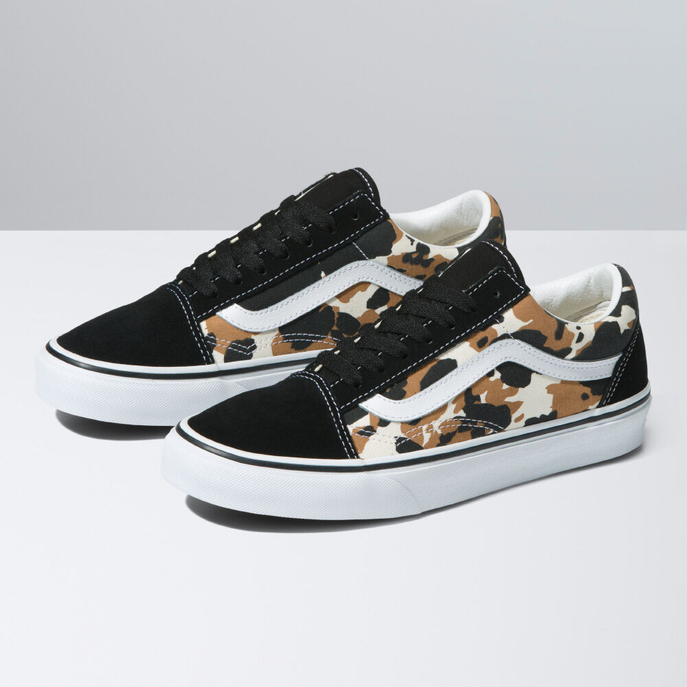 Vans Cow Multi Color Old Skool Mens Womens - COW MULTI COLOR VN0A5KRSMUL Shoes