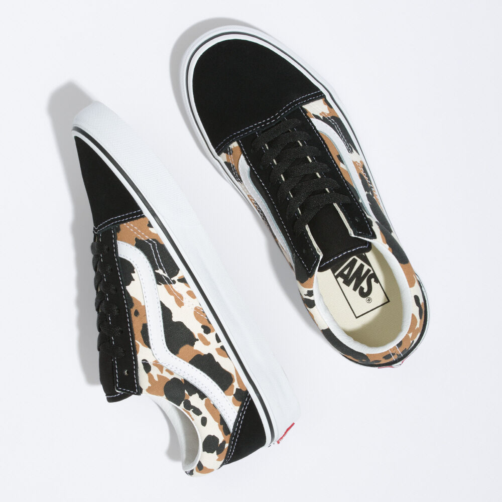 Vans Cow Multi Color Old Skool Mens Womens - COW MULTI COLOR VN0A5KRSMUL Shoes