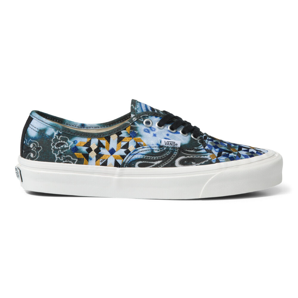 Vans Anaheim Factory Mixed Mosaic Authentic 44 DX Mens Womens - ANAHEIM FACTORY MIXED MOSAIC BLACK VN0A54F2BLK Shoes