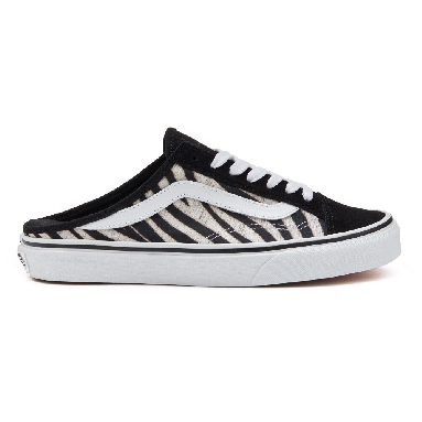 Vans Leather Style 36 Mule Mens Womens - ZEBRA VN0A7Q5YZBR Shoes