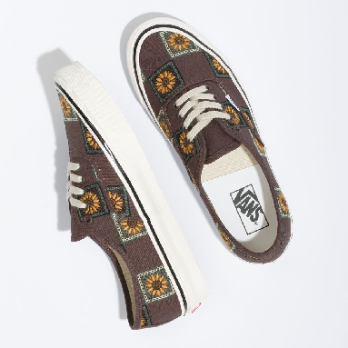 Vans Anaheim Factory Authentic 44 DX Mens Womens - GRANNY CHECK CHOCOLATE VN0A7Q5CCHC Shoes