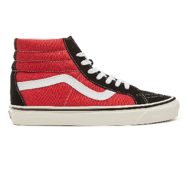 Vans Suede Anaheim Factory Sk8-Hi 38 Classic Mens Womens - (Anaheim Factory) Og Black/Og Red VA38GFUBS Shoes