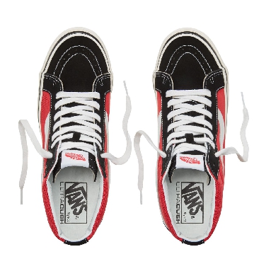 Vans Suede Anaheim Factory Sk8-Hi 38 Classic Mens Womens - (Anaheim Factory) Og Black/Og Red VA38GFUBS Shoes