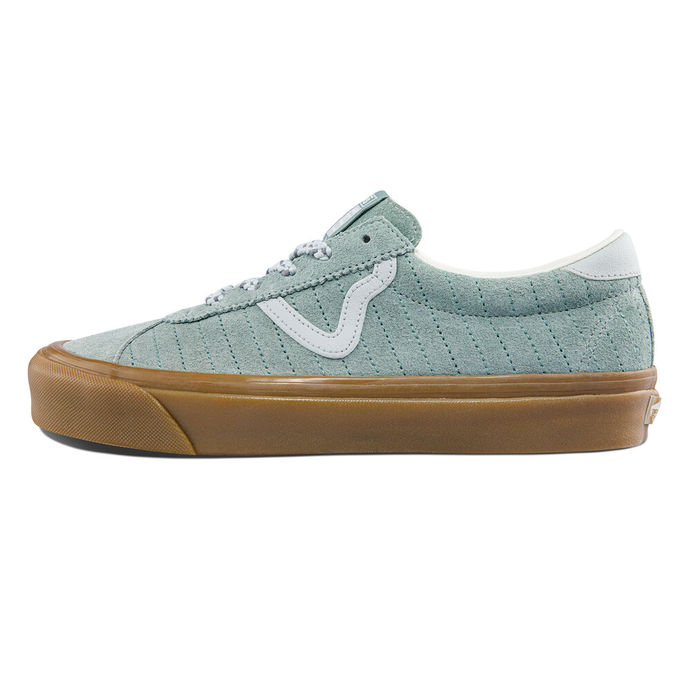 Vans Anaheim Factory Style 73 DX Mens Womens - (ANAHEIM FACTORY) GREEN MILIEU SUEDE/GUM VN0A3WLQB9O Shoes