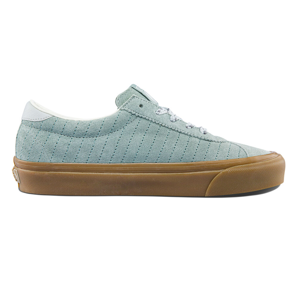 Vans Anaheim Factory Style 73 DX Mens Womens - (ANAHEIM FACTORY) GREEN MILIEU SUEDE/GUM VN0A3WLQB9O Shoes