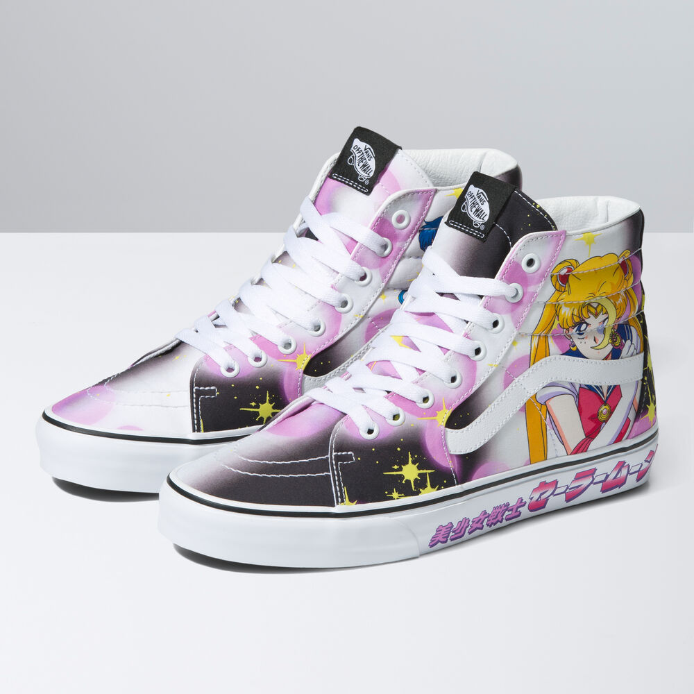 Vans x Sailor Moon Sk8-Hi Mens Womens - PRETTY GUARDIAN SAILOR MOON BLACK/PINK VN0A7Q5NB9P Shoes