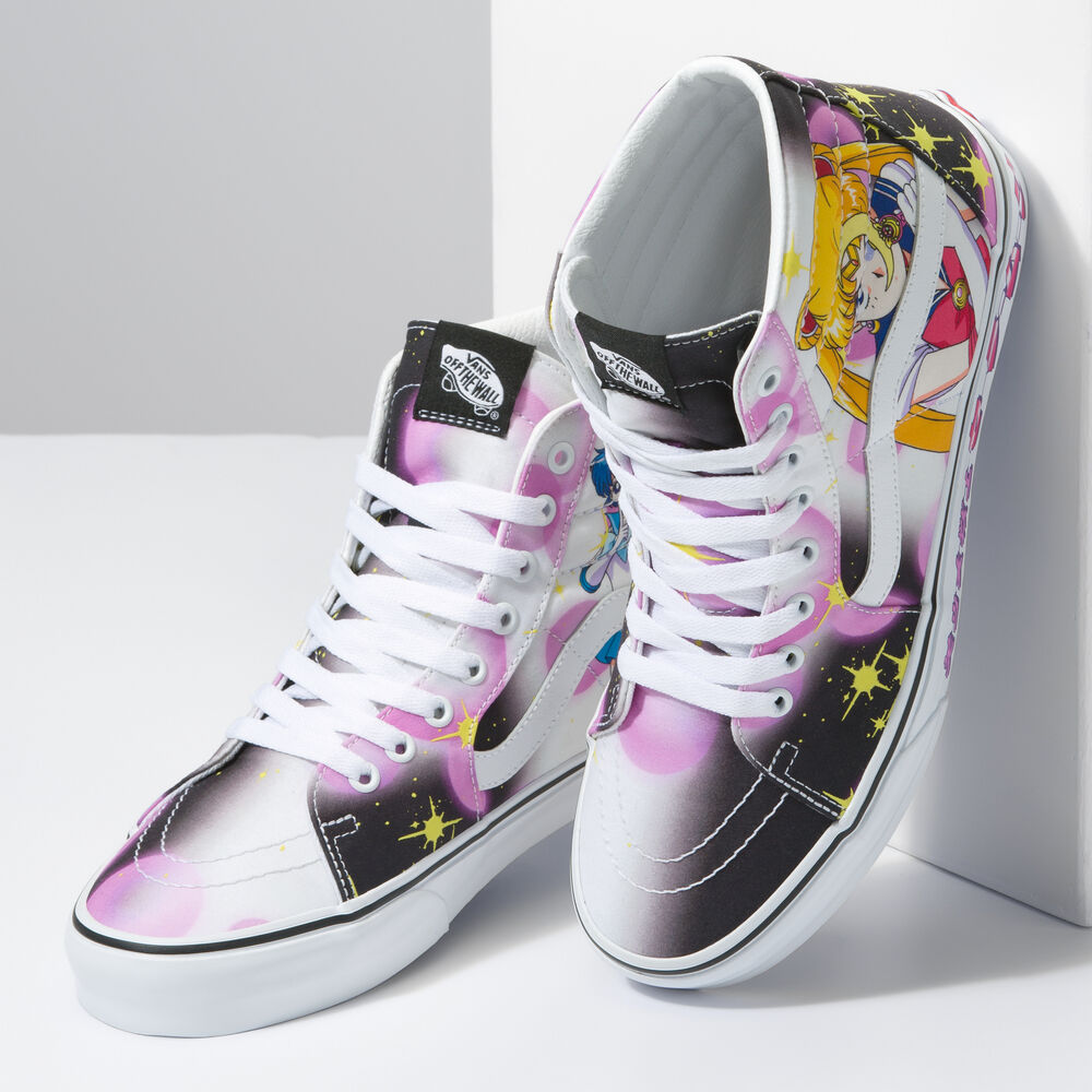 Vans x Sailor Moon Sk8-Hi Mens Womens - PRETTY GUARDIAN SAILOR MOON BLACK/PINK VN0A7Q5NB9P Shoes