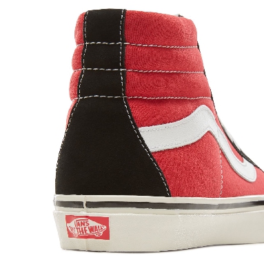 Vans Suede Anaheim Factory Sk8-Hi 38 Classic Mens Womens - (Anaheim Factory) Og Black/Og Red VA38GFUBS Shoes