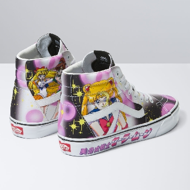 Vans x Sailor Moon Sk8-Hi Mens Womens - PRETTY GUARDIAN SAILOR MOON BLACK/PINK VN0A7Q5NB9P Shoes