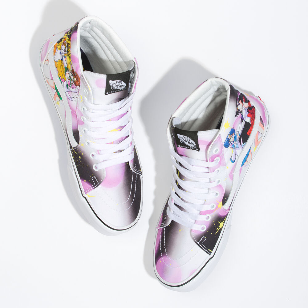 Vans x Sailor Moon Sk8-Hi Mens Womens - PRETTY GUARDIAN SAILOR MOON BLACK/PINK VN0A7Q5NB9P Shoes