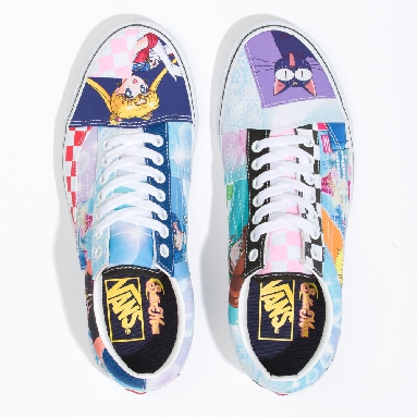 Vans x Sailor Moon Old Skool Patchwork Mens Womens - PRETTY GUARDIAN SAILOR MOON MULTI VN0005U7448 Shoes