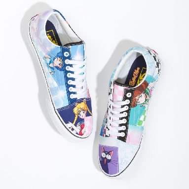 Vans x Sailor Moon Old Skool Patchwork Mens Womens - PRETTY GUARDIAN SAILOR MOON MULTI VN0005U7448 Shoes