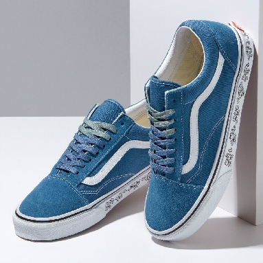 Vans Cultivate Care Old Skool Mens Womens - (UV DREAMS) NAVY/TRUE WHITE VN0A5KRFB5Y Shoes