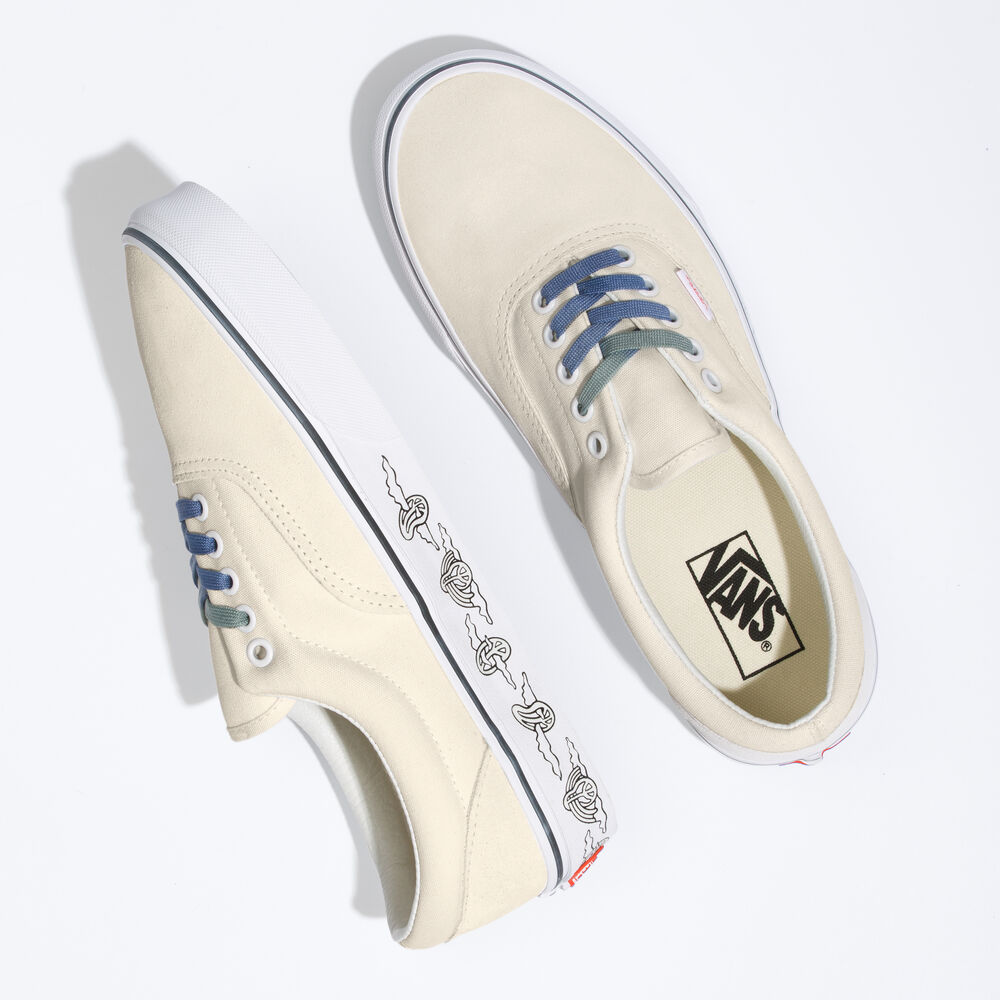 Vans Pig Suede Era Mens Womens - (UV DREAMS) BLANC DE BLANC/TRUE WHITE VN0A5JMLB35 Shoes