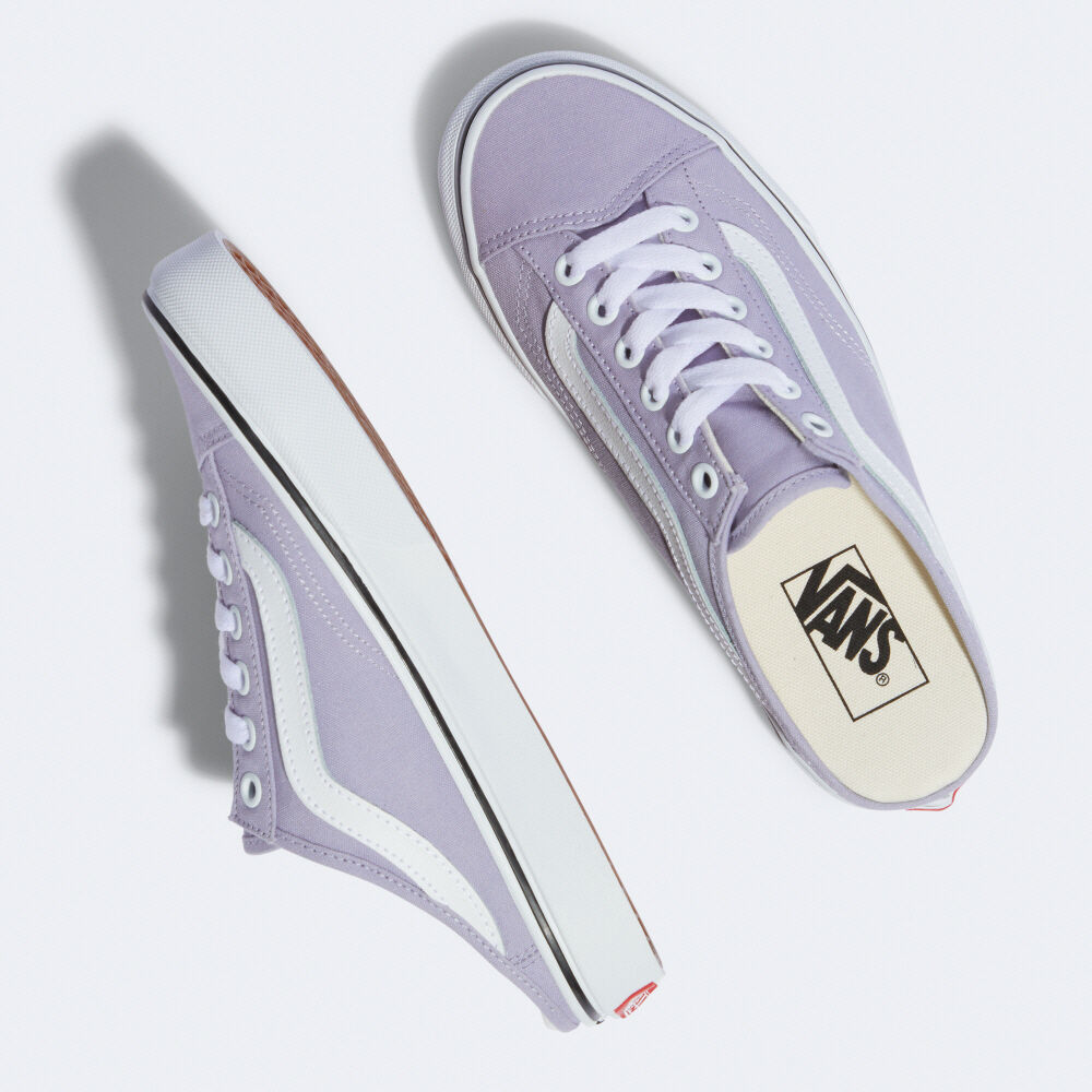 Vans Leather Style 36 Mule Mens Womens - (CANVAS) LANGUID LAVENDER/TRUE WHITE VN0A7Q5YAXL Shoes