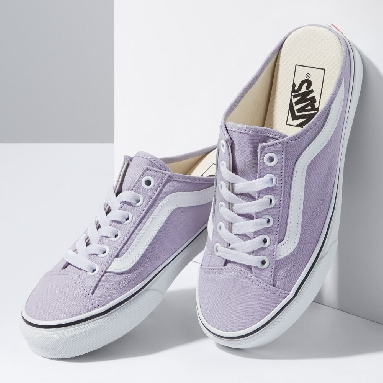 Vans Leather Style 36 Mule Mens Womens - (CANVAS) LANGUID LAVENDER/TRUE WHITE VN0A7Q5YAXL Shoes