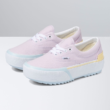 Vans Pastel Era Stacked Mens Womens - (PASTEL) MULTI/TRUE WHITE VN0A4BTO24D Shoes