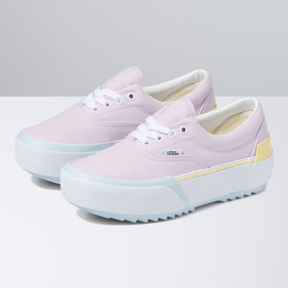 Vans Pastel Era Stacked Mens Womens - (PASTEL) MULTI/TRUE WHITE VN0A4BTO24D Shoes