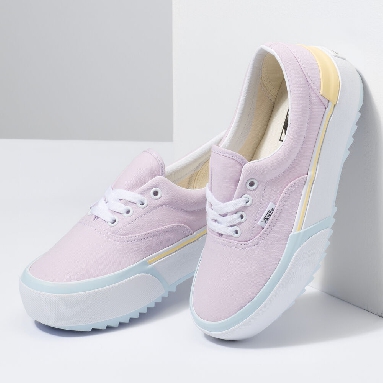 Vans Pastel Era Stacked Mens Womens - (PASTEL) MULTI/TRUE WHITE VN0A4BTO24D Shoes