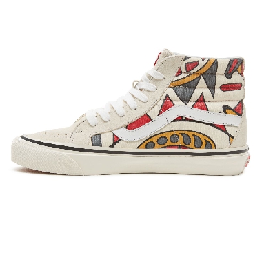 Vans Anaheim Factory Sk8-Hi 38 Classic Mens Womens - (Anaheim Factory) Og White/Hey Mon VA38GFU7Z Shoes