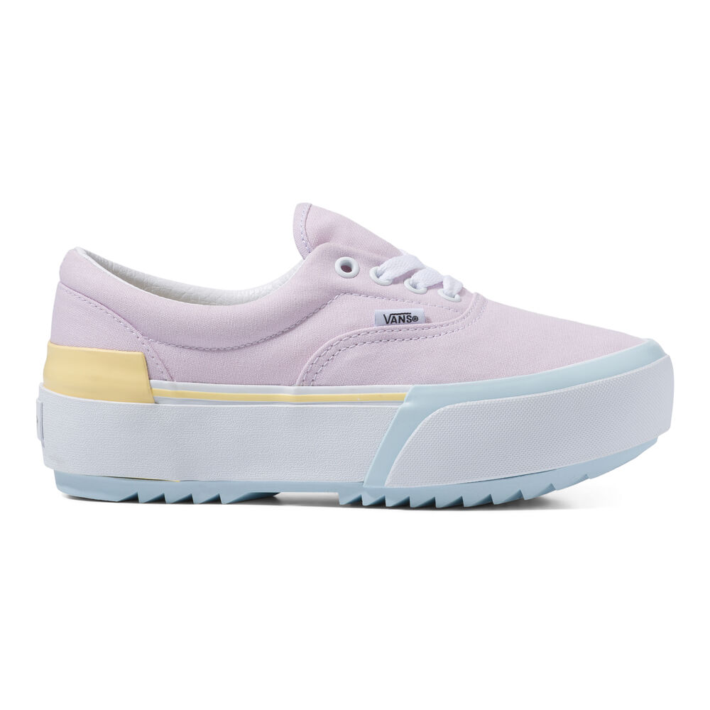 Vans Pastel Era Stacked Mens Womens - (PASTEL) MULTI/TRUE WHITE VN0A4BTO24D Shoes