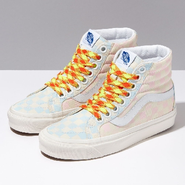 Vans Anaheim Factory Sk8-Hi 38 DX Mens Womens - (ANAHEIM FACTORY) OG WASH/CHECKERBOARD VN0A5KRIB37 Shoes