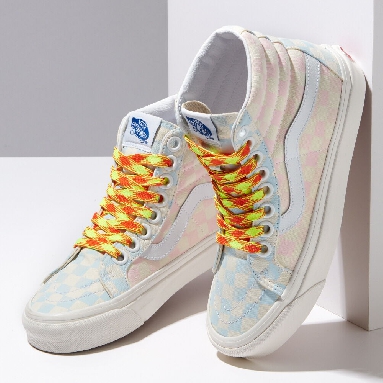 Vans Anaheim Factory Sk8-Hi 38 DX Mens Womens - (ANAHEIM FACTORY) OG WASH/CHECKERBOARD VN0A5KRIB37 Shoes