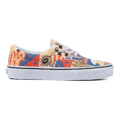 Vans Pig Suede Era Mens Womens - (CAMP POSITIVE) MULTI/TRUE WHITE VN0A5JMLB2X Shoes