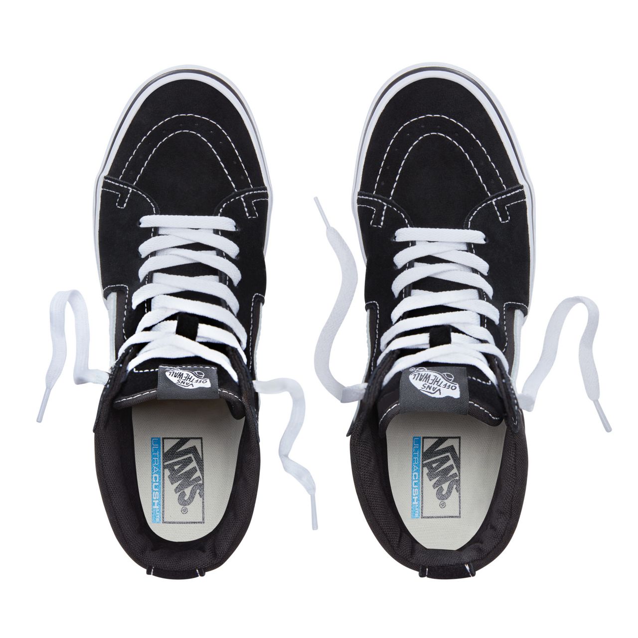 Vans Suede Sk8-Hi Lite Classic Mens Womens - Black/White VA2Z5YIJU Shoes