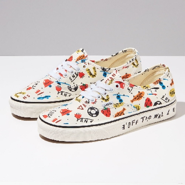 Vans x HUATUNAN Year of the Tiger Authentic Mens Womens - OTW GALLERY 275C MARSHMALLOW/MULTI VN000QERYQ1 Shoes