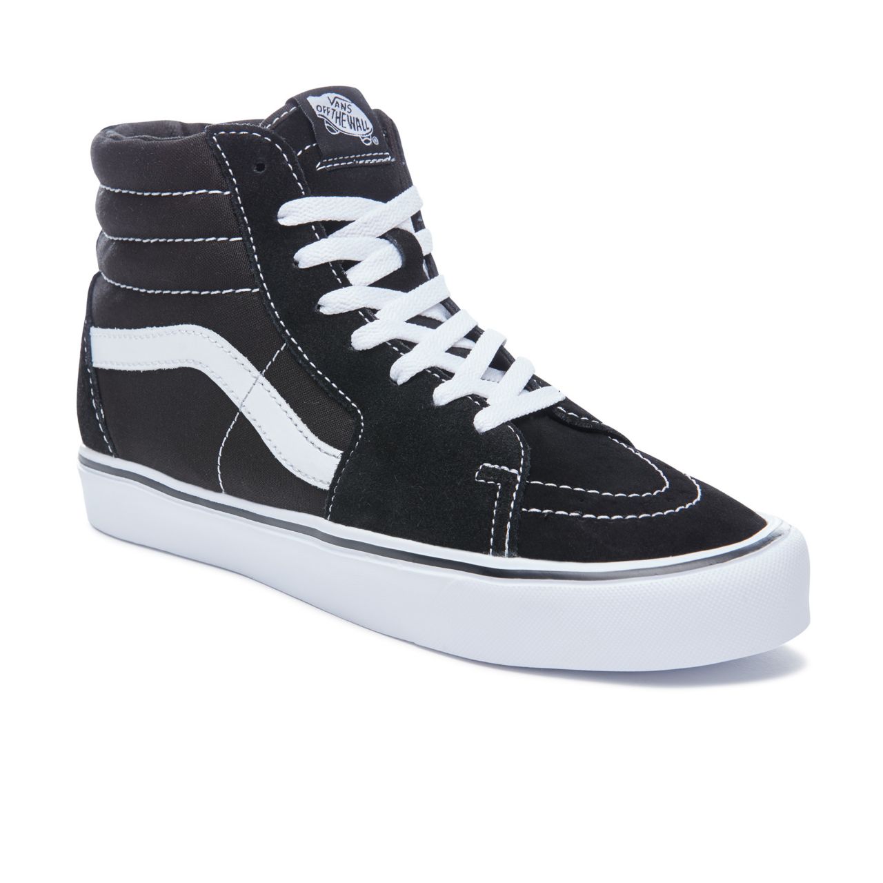 Vans Suede Sk8-Hi Lite Classic Mens Womens - Black/White VA2Z5YIJU Shoes