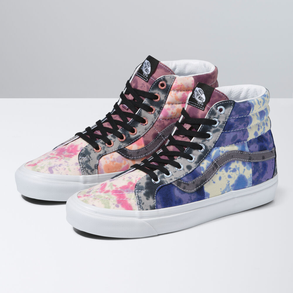 Vans Anaheim Factory Sk8-Hi 38 DX Mens Womens - (MIXED DYE) MULTI/TRUE WHITE VN0A54FBAXJ Shoes