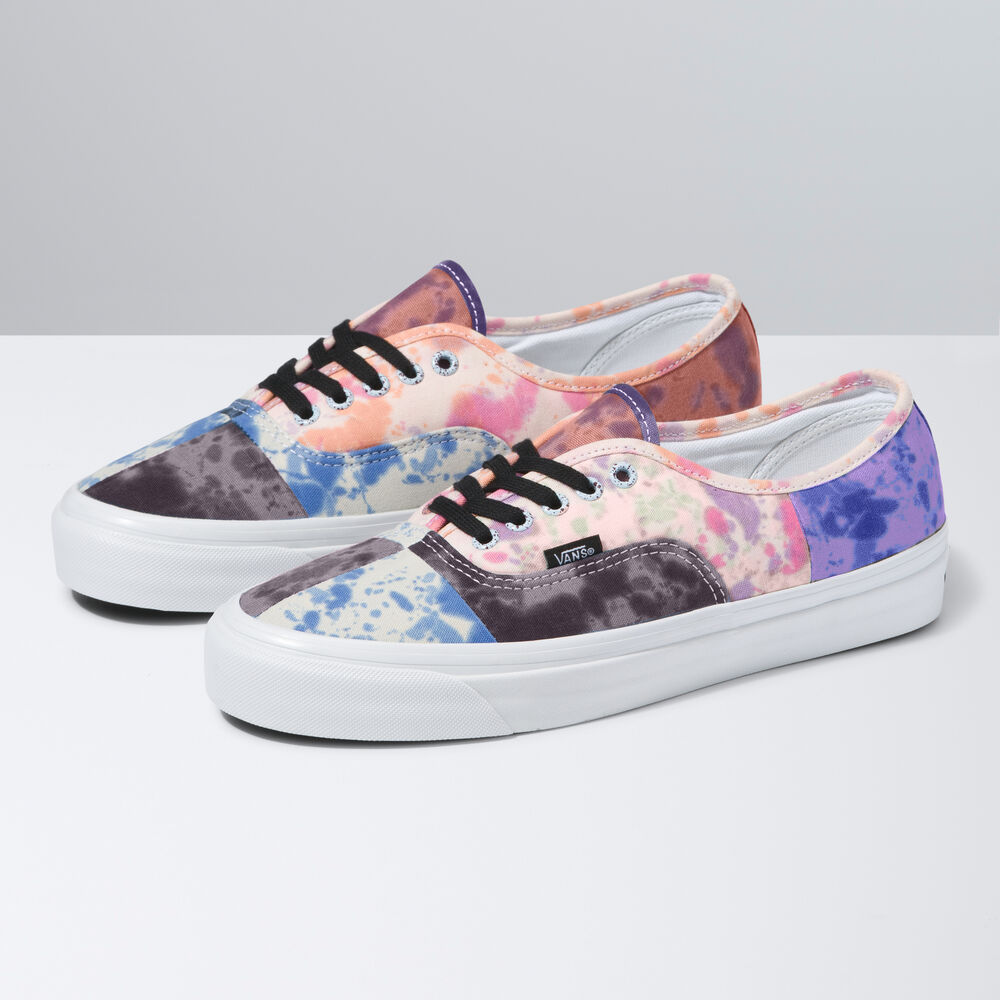 Vans Anaheim Factory Authentic 44 DX Mens Womens - (MIXED DYE) MULTI/TRUE WHITE VN0A54F9AXJ Shoes