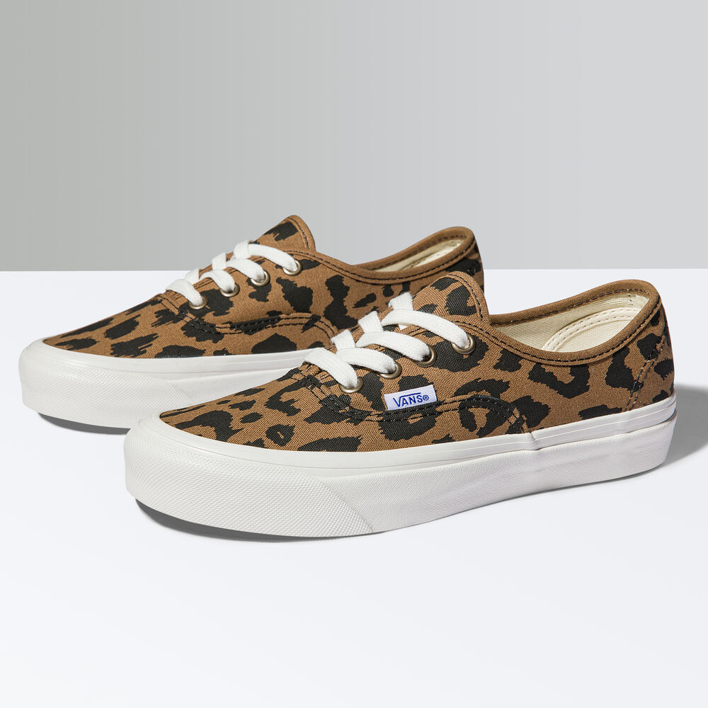 Vans Neighborhood Authentic 44 DX Mens Womens - ANAHEIM FACTORY OG LEOPARD VN0A38ENVL0 Shoes