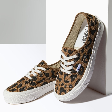 Vans Neighborhood Authentic 44 DX Mens Womens - ANAHEIM FACTORY OG LEOPARD VN0A38ENVL0 Shoes